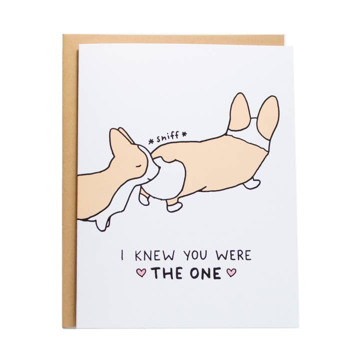 Tiffbits - Wholesale Love Card - I Knew You Were the One Funny Dog Card0