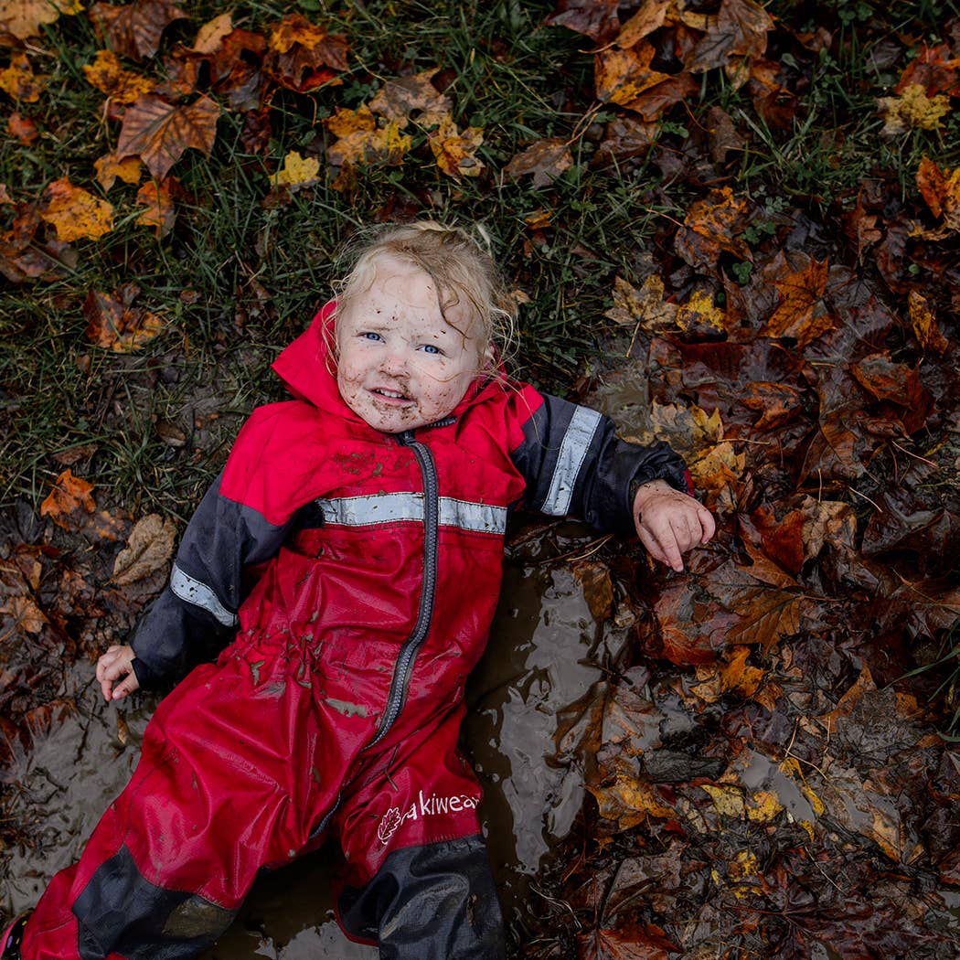 Oaki - Wholesale Rain Suit - Kids - Trail Suit (Kids'), Fiery Red4