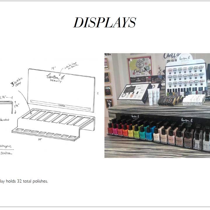 Petit écran pour la vente par Lauren B. Beauty