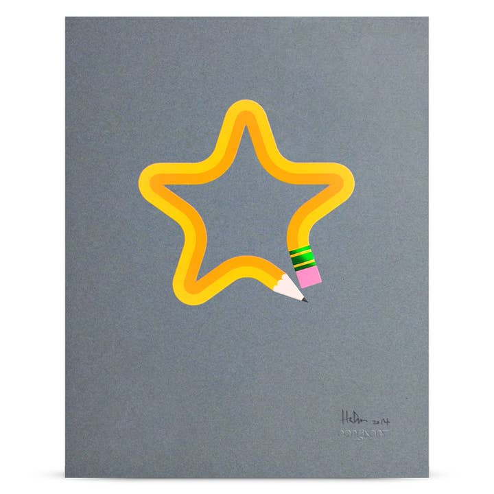 Lápiz Me en Estampado Estrella para venta al por mayor de Popglory