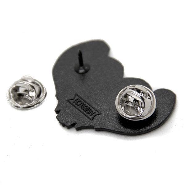 Ectogasm - Wholesale Lapel Pin/Button - You're Never Alone If You Have Demons Ghost Enamel Pin2