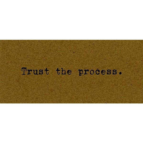Trust the Process Kraft Card for wholesale by Studio Penny Lane