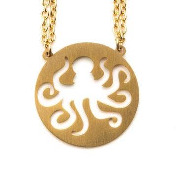 JAECI - Wholesale Pendant/charm necklace - Octopus Spirit Animal Necklace INTJ2