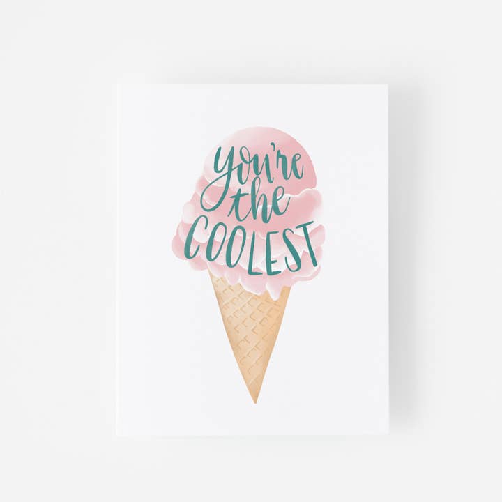 Fresh Cut Prints LLC - Vendita all'ingrosso Biglietti per San Valentino - Biglietto di incoraggiamento per San Valentino Gelato1