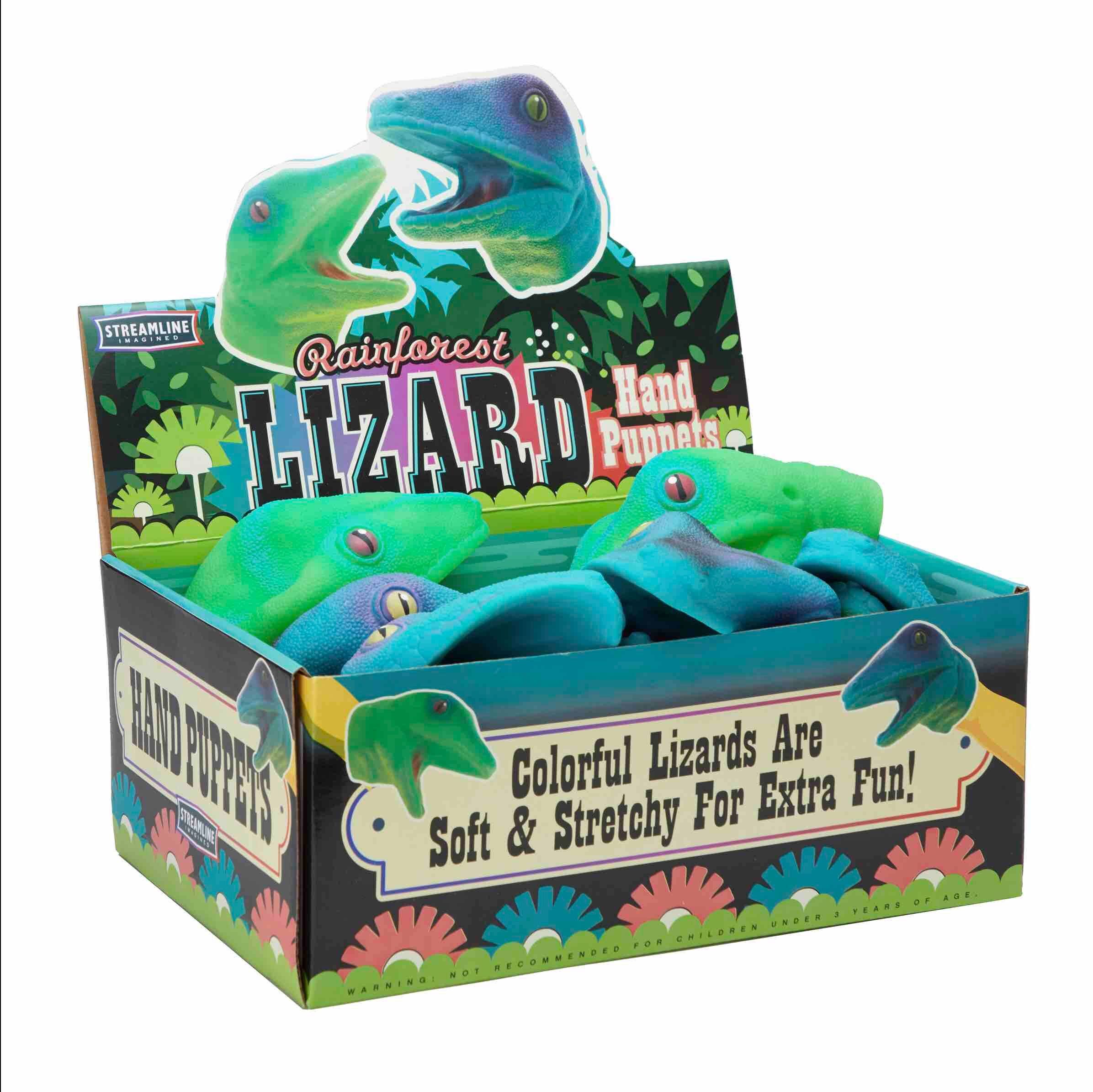 Streamline - Wholesale Puppet - Kids & Baby - Colorful Lizard Hand Puppets1