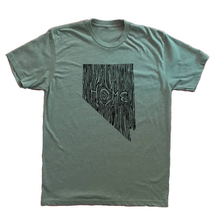 Large - Nevada Ingrained State Unisex T-Shirt for wholesale by Ingrained Apparel