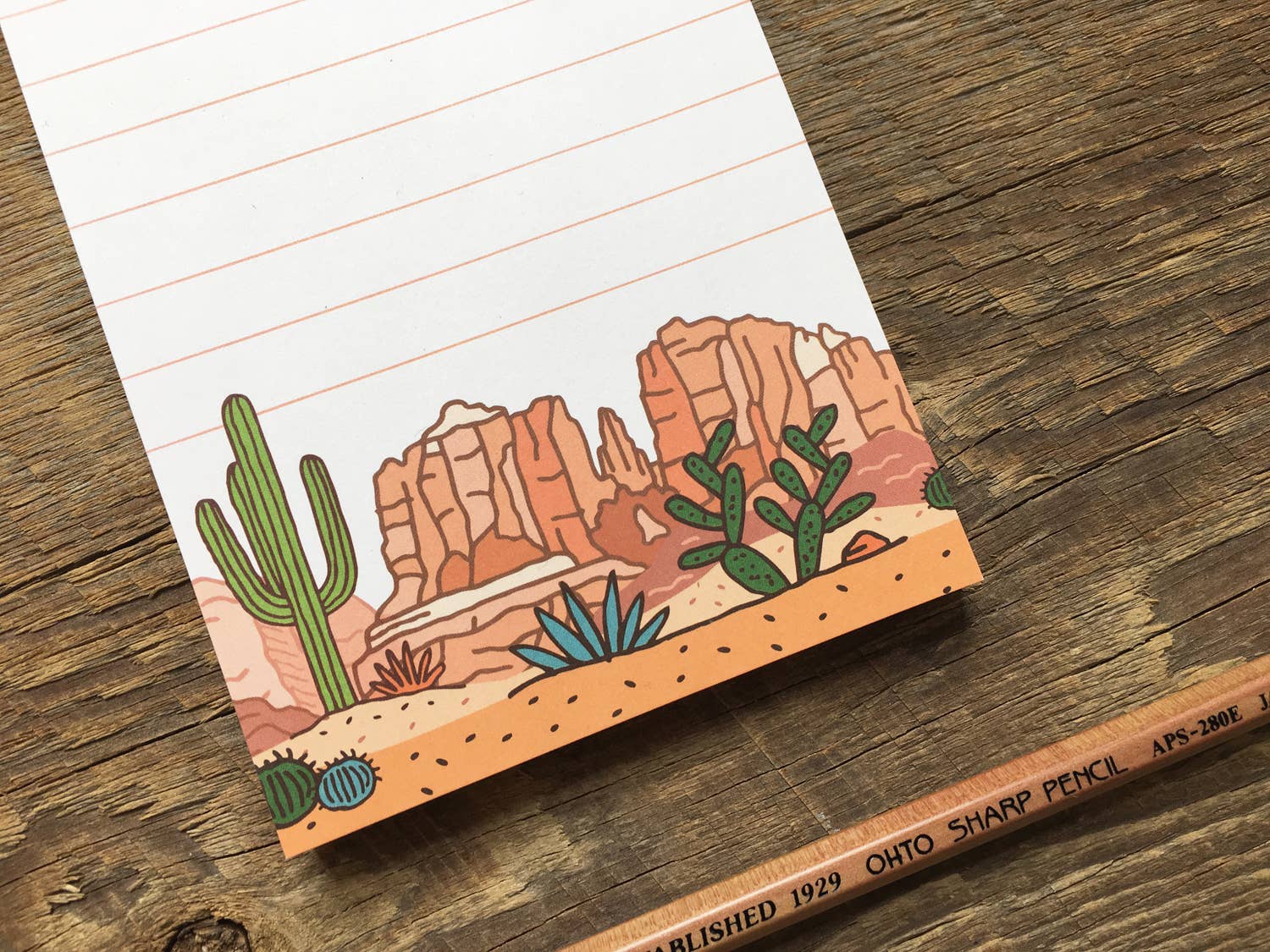 Noteworthy Paper & Press - Wholesale Notepad - Sedona Pad3