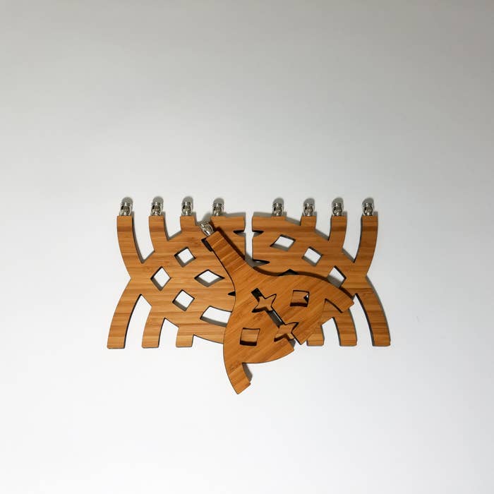 GioGio Design - Wholesale Menorah - Intersecting Arcs Menorah1