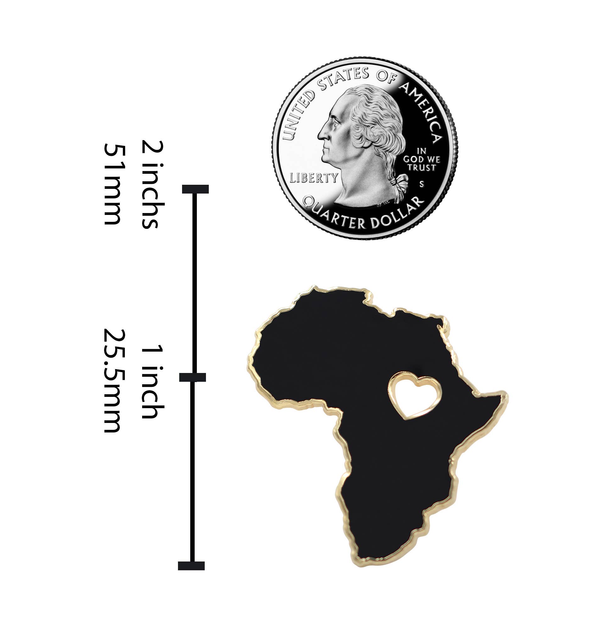 Real Sic - Vente Épinglettes/boutons - Broche Afrique - Black Lives Matter - Plaqué or4