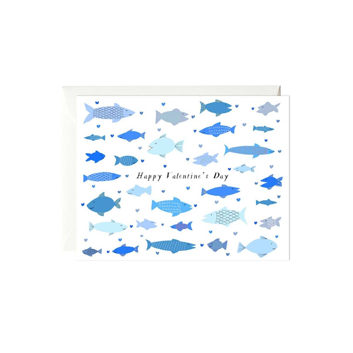 Paula & Waffle - Wholesale Valentine's Day Card - Valentine’s Day Fish Card0