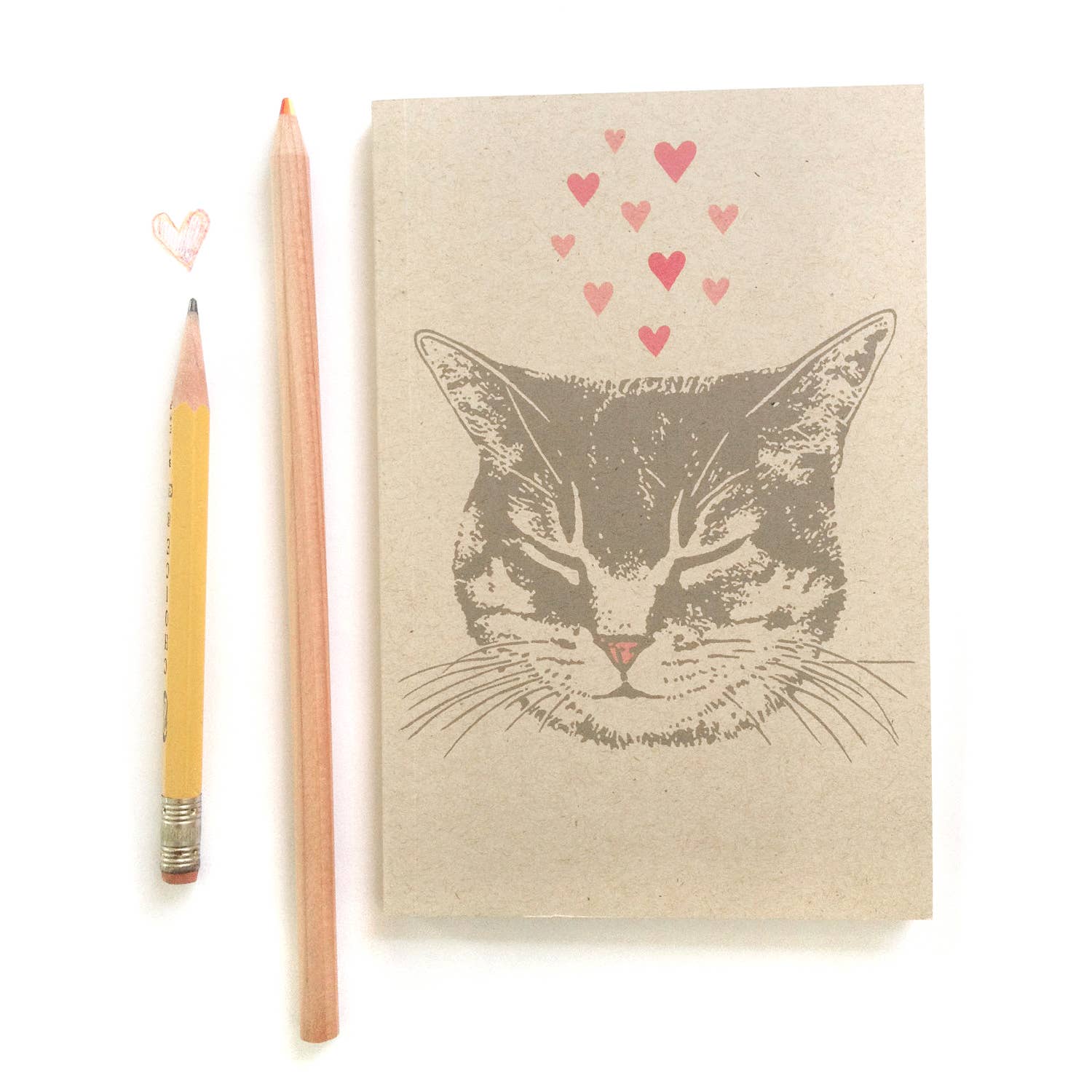 Natural Kraft Small Cat Journal for wholesale on Faire2