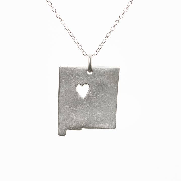 STERLING SILVER NEW MEXICO NECKLACE for wholesale by Precious Metal Prints