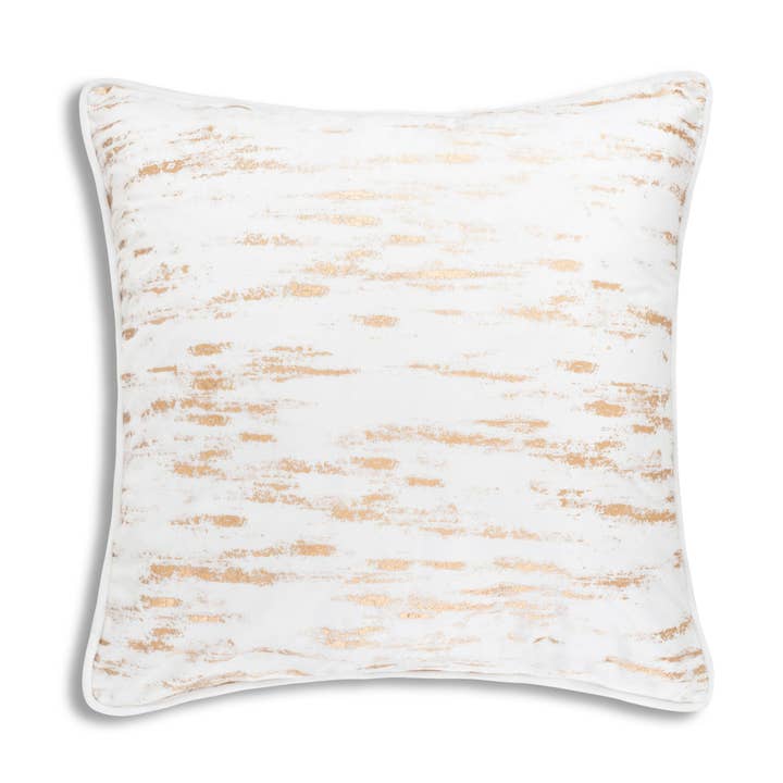 Arian White Gold European Sham for wholesale by Cloud 9 Design