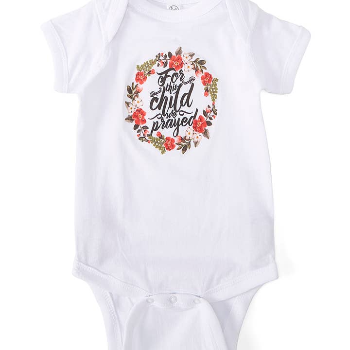 "We Prayed" Bodysuit for wholesale by The Talking Shirt