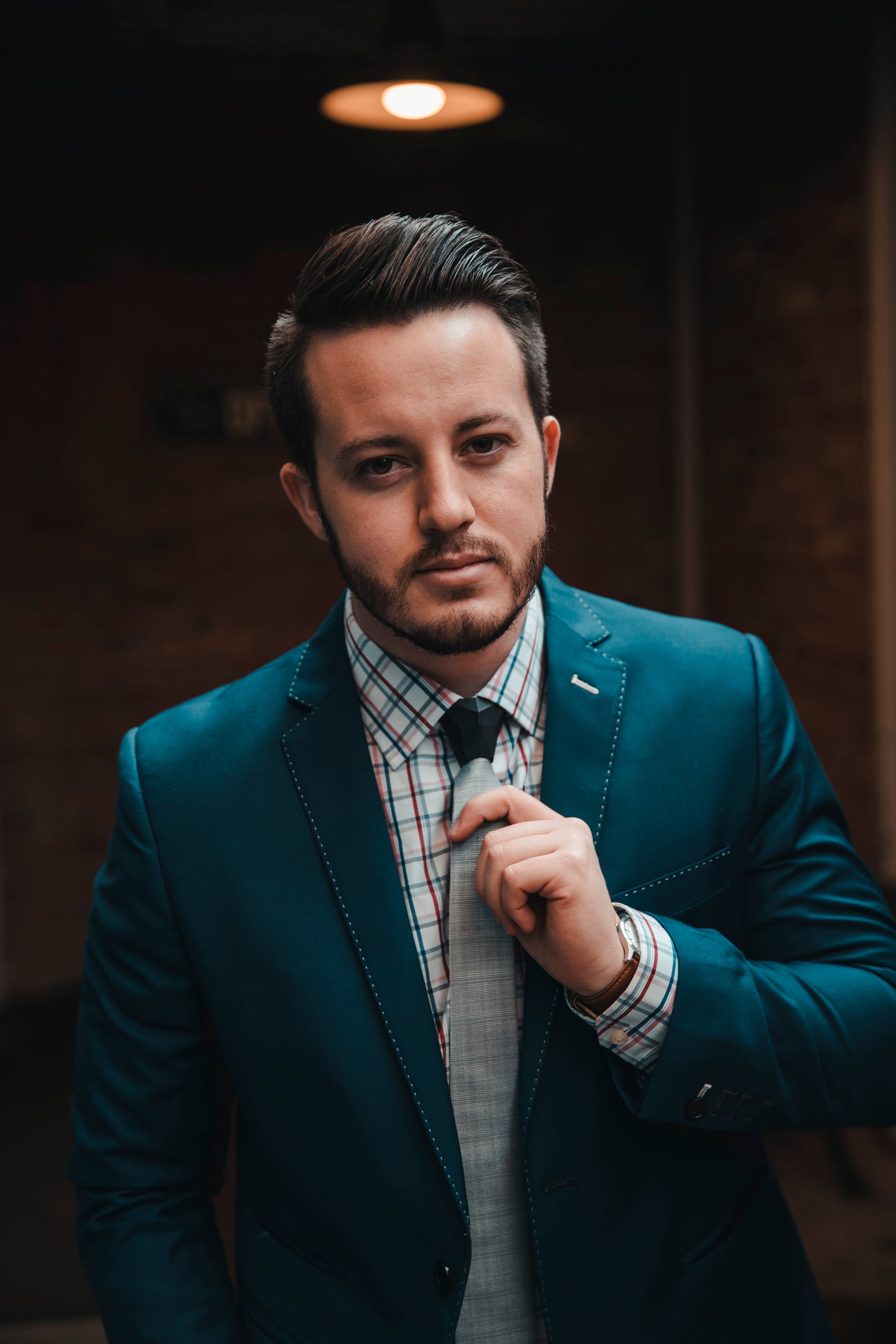 Modern Tie - Wholesale Necktie - Men's - Black Sharp Knot4