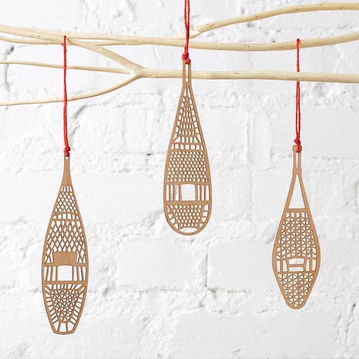 REMOVED BRAND - Wholesale Ornament Set - Snowshoes