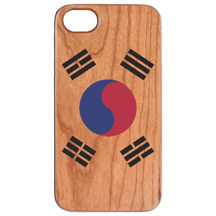 Cerisier - Drapeau Corée du Sud Imprimé UV Couleur pour la vente par OTTO CASE