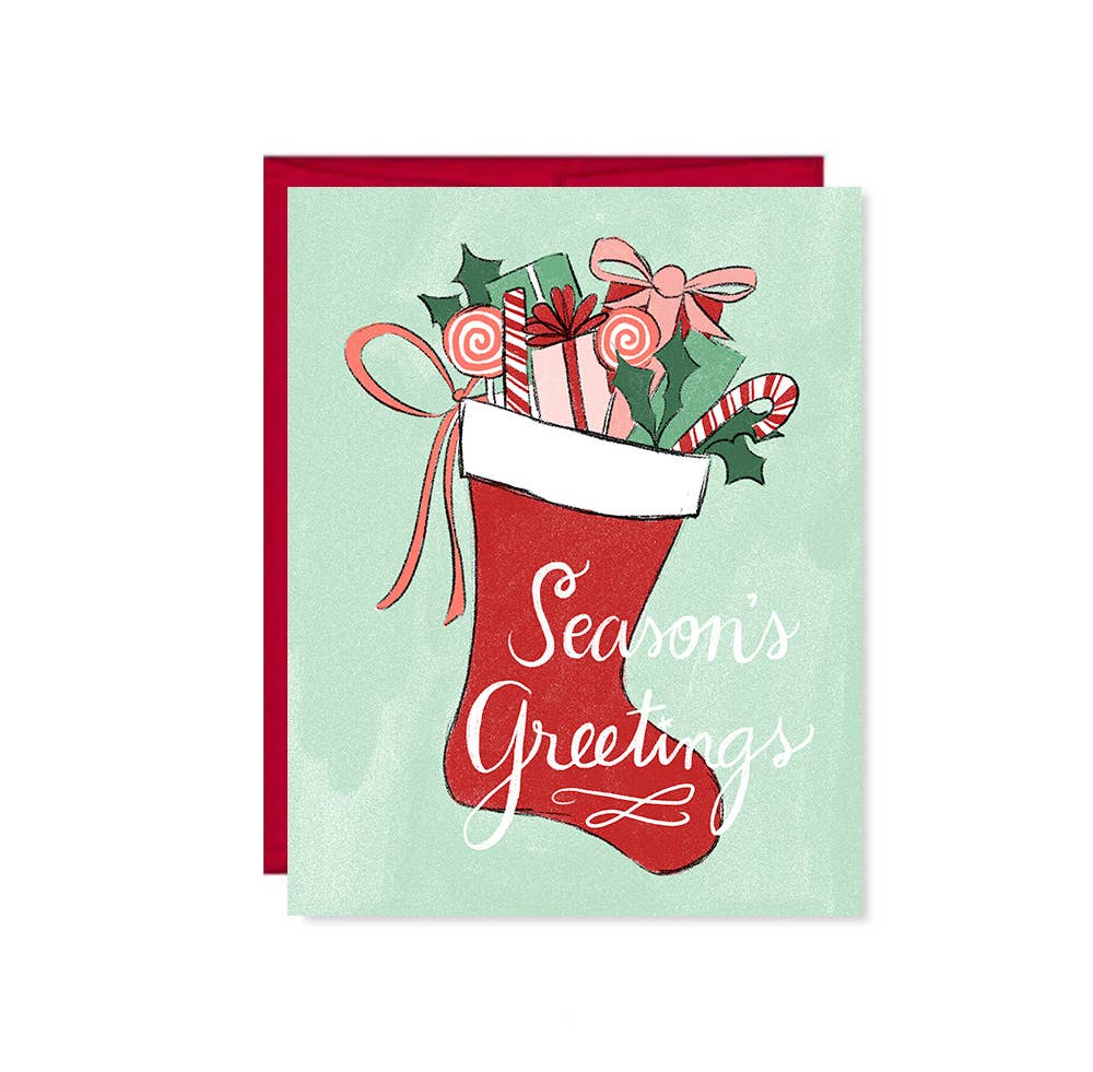 Pen & Paint - Vendita all'ingrosso Biglietti di auguri di Natale - Biglietto di Natale, auguri di stagione, calza di auguri