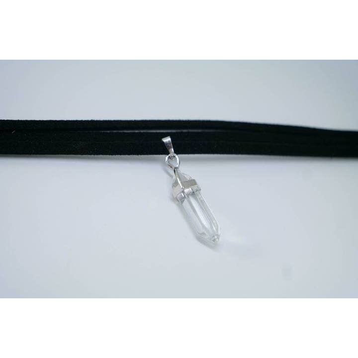 Clear Quartz Healing Stone Choker for wholesale by Foxfire Stones