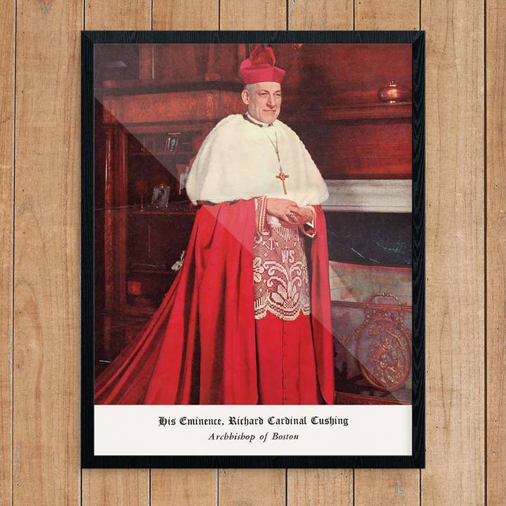 11'' x 14 Boston's Archbishop Richard Cardinal Cushing Print for wholesale by Fridgedoor