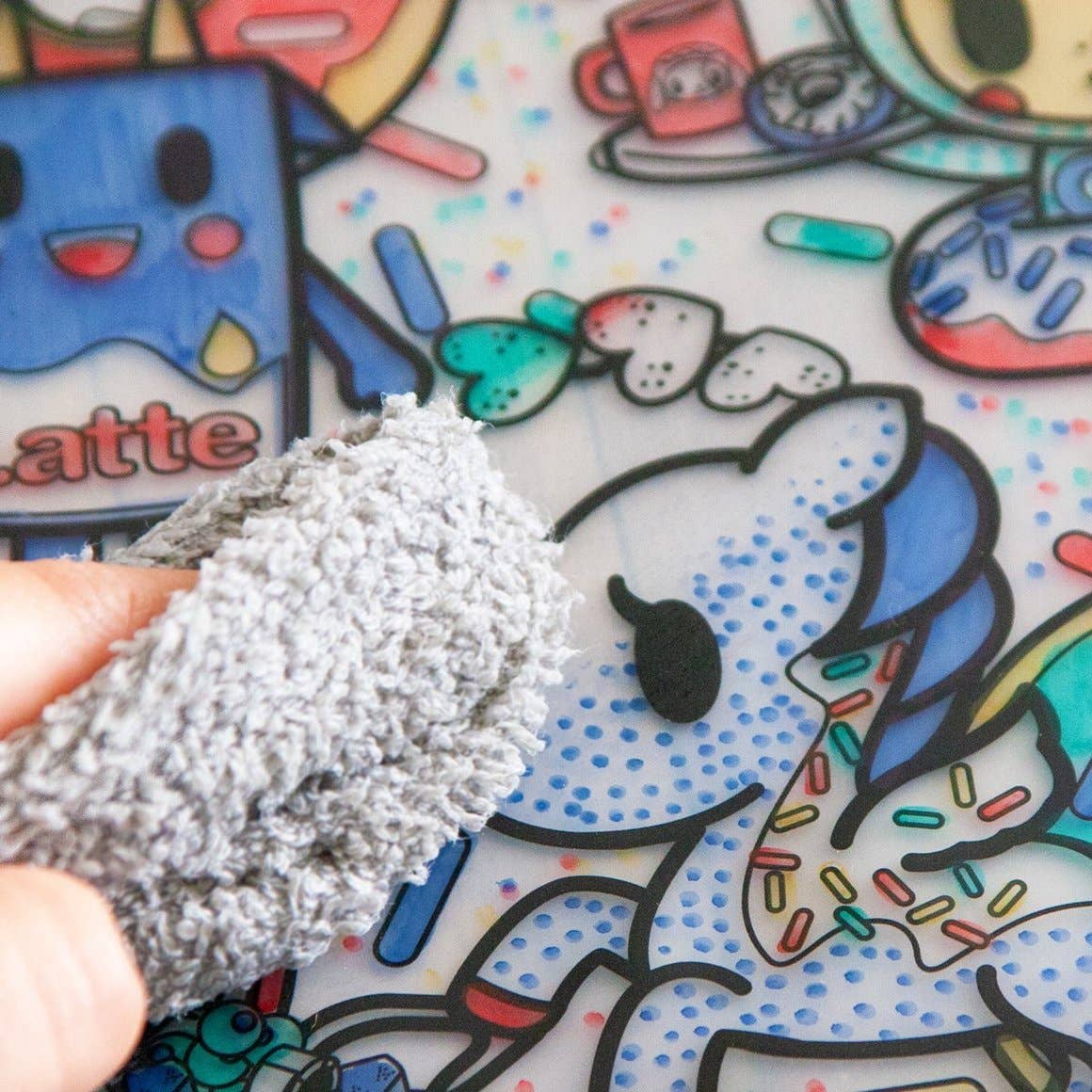 ZoLi - Wholesale Coloring Mat - Kids & Baby - Character Squares Tokimatties Coloring Placemat4