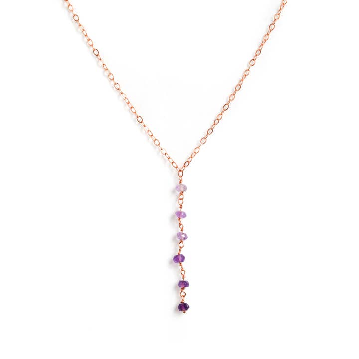 Dusk Y Necklace for wholesale by Applepear Handcrafted Jewelry