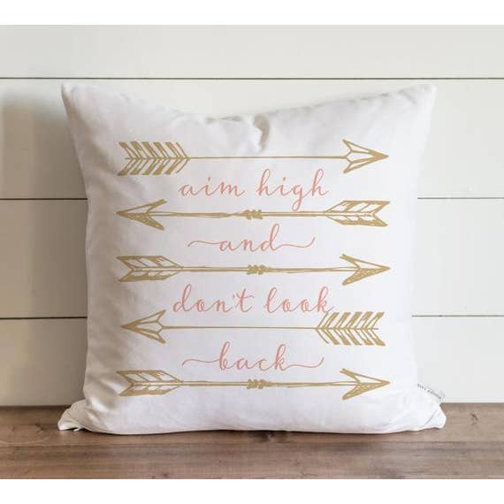 Aim High Pillow Cover for wholesale by Porter Lane Home