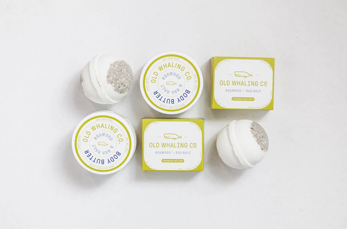 Old Whaling Company - Wholesale Bath Bomb/Fizz - Seaweed & Sea Salt Bath Bomb9