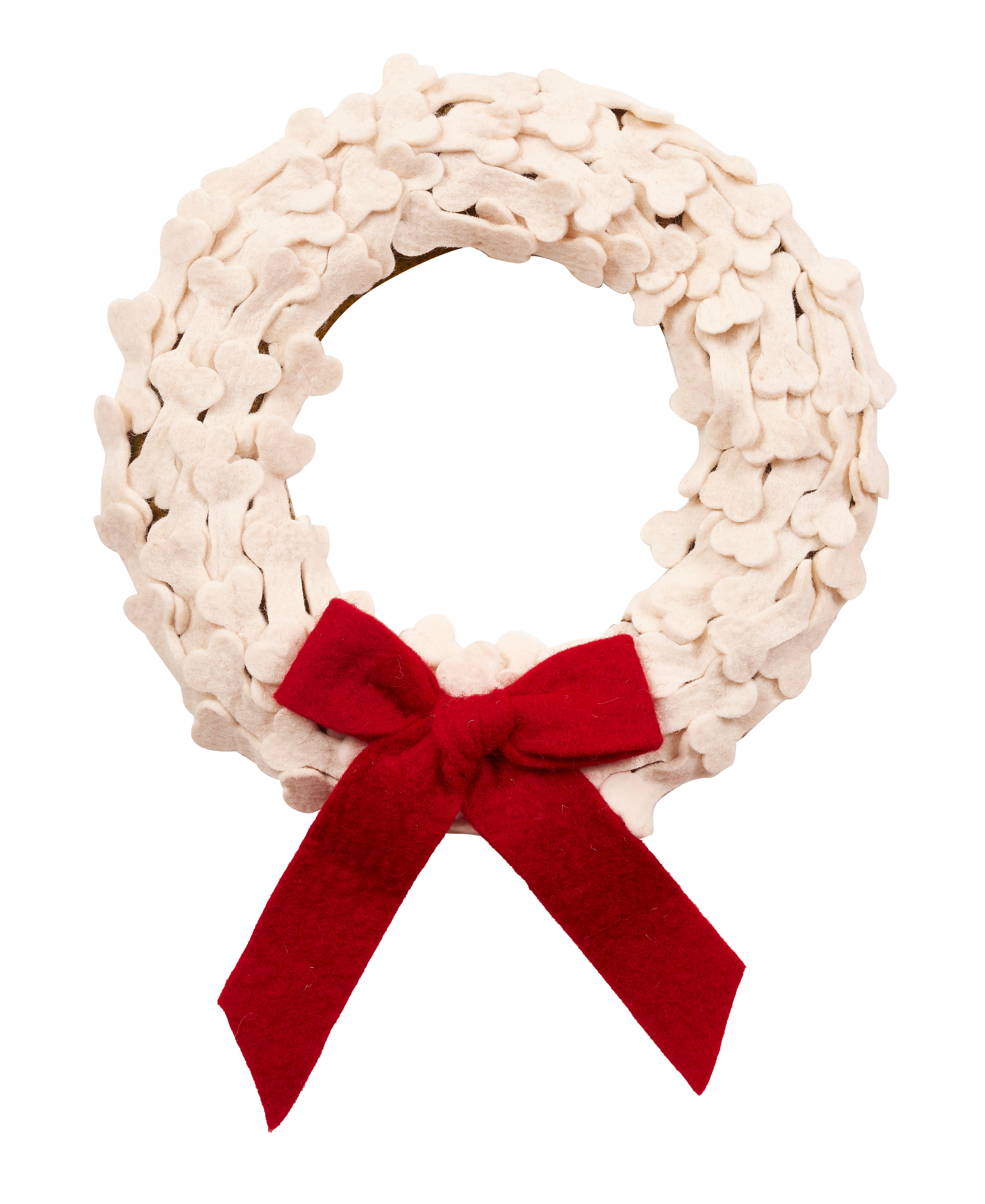 Arcadia Home - Wholesale Wreath - Handmade Dog Bone Christmas Wreath - 14", Dog Lover Gift2