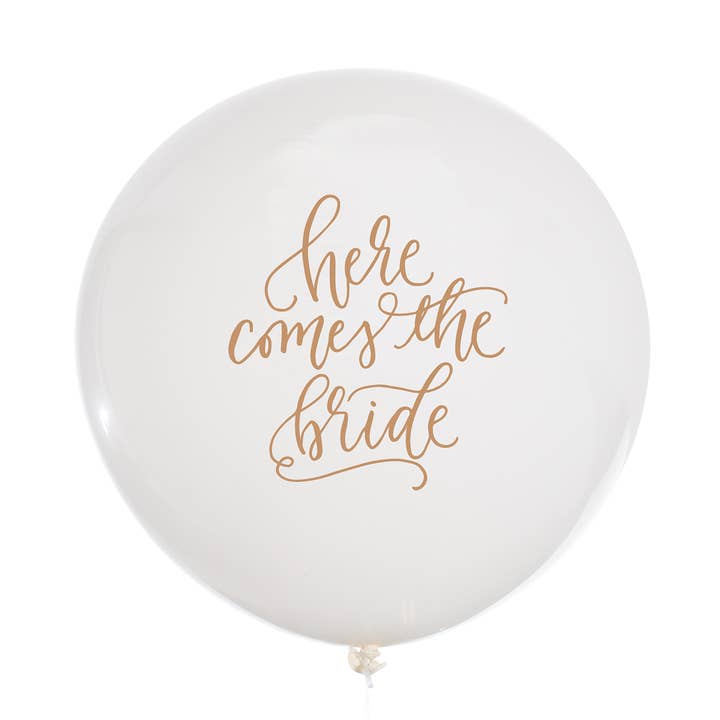 Here Comes the Bride Jumbo Balloon for wholesale by Studio Pep