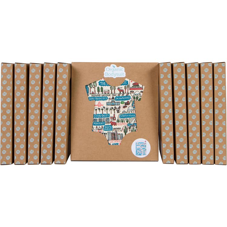 Morado Designs - Wholesale Bodysuit (Non-Footed) - Baby - Colorado Boutique Map Art Infant & Toddler1