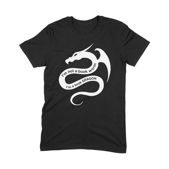 Book Dragon - Black for wholesale by Bookish Endeavors