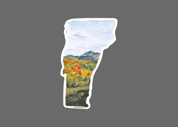 Rachel Alvarez Art - Wholesale Sticker - Vermont Vinyl Sticker - Large1