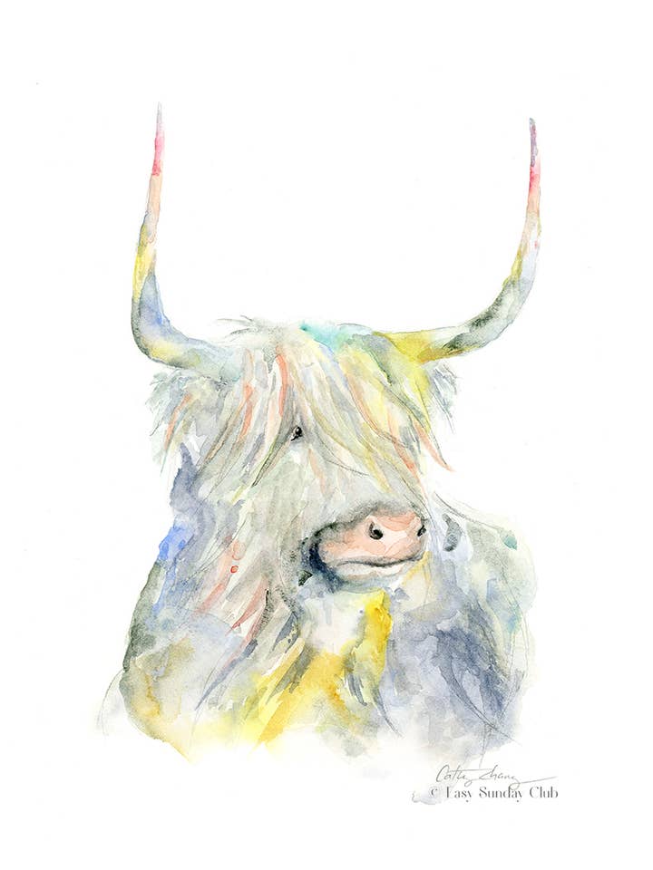 Rebel Ox Art Print for wholesale by Easy Sunday Club