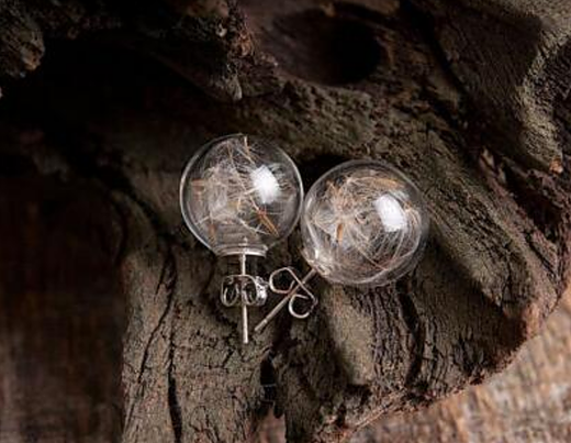 Adorned by Aisha - Vendita all'ingrosso Orecchini a bottone - Borchie per semi di dente di leone1