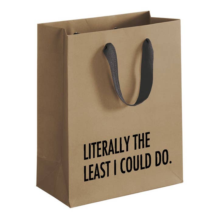 Literally Least Gift Bag for wholesale by Pretty Alright Goods