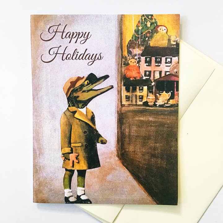Gator Holiday Card Set for wholesale by Pergamo Paper Goods