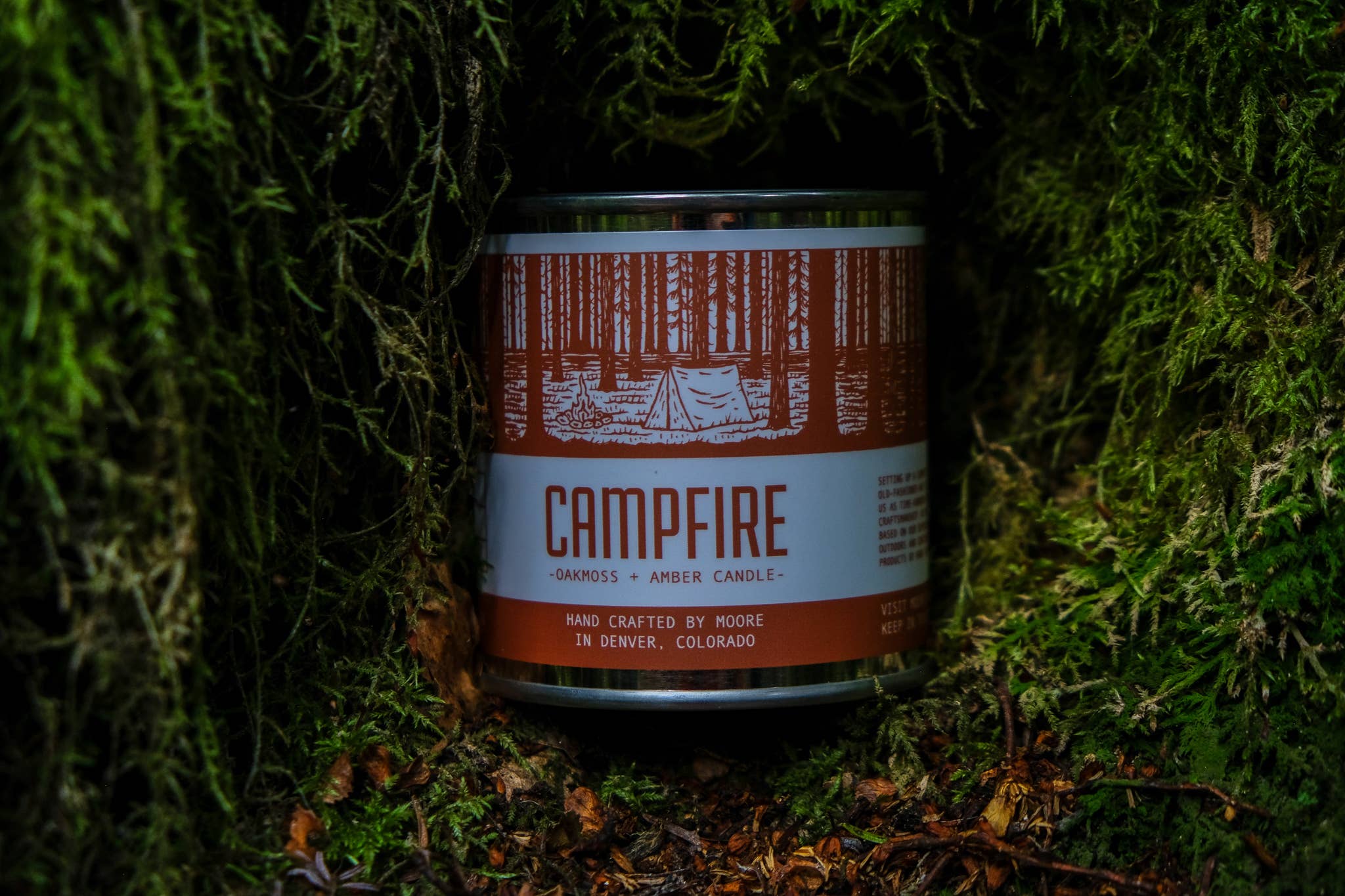Moore Collection - Vendita all'ingrosso Candele da viaggio - Campfire - Candela da 1/2 pinta4