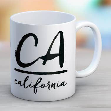 California State Coffee Mug for wholesale by Quotable Life