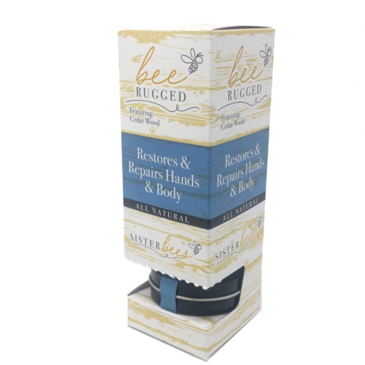 Bee Rugged Moisturizing Balm for wholesale by Sister Bees LLC