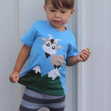 Billy The Goat Shirt- Western Toddler and Kids Clothing for wholesale by Doodle Pants