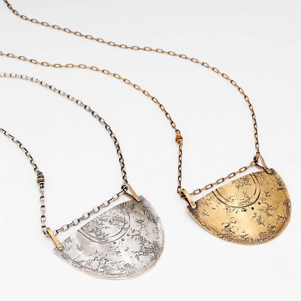 From The Reliquary - Wholesale Pendant/Charm Necklace - Shield Bearer Necklace - Brass1