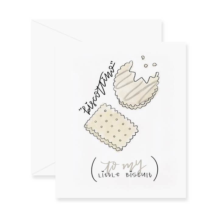 Carte de vœux Little Biscuit (Lost in Translation) pour la vente par Fresh Out of Ink