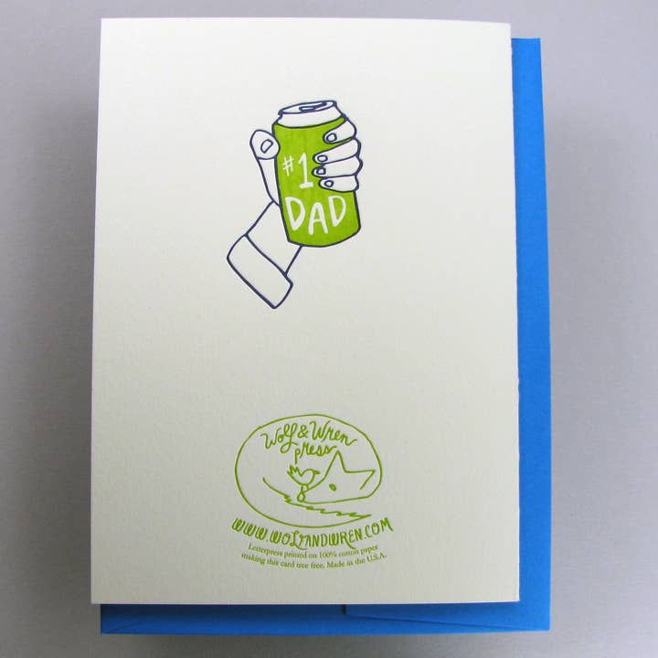 Wolf & Wren Press – wholesale Födelsedagskort – Fantastisk pappa födelsedag1