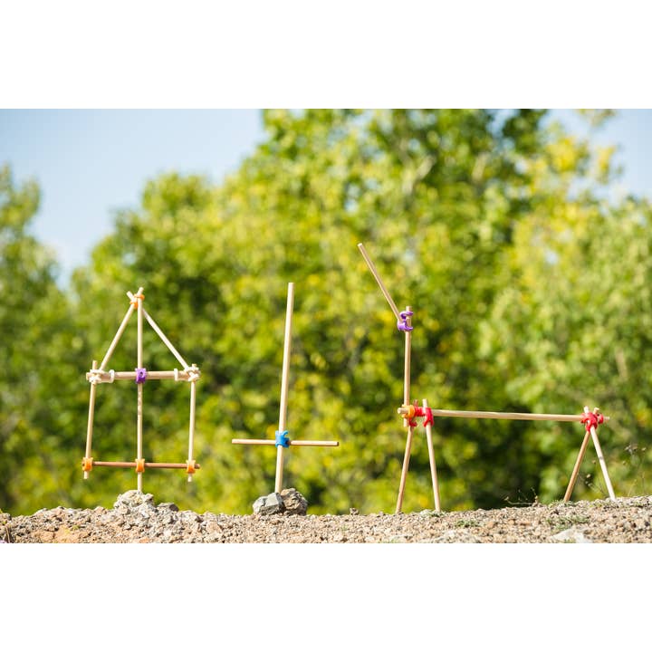 STICK-LETS® - Wholesale Building Set - Kids - 18-Piece Mega Fort Set6