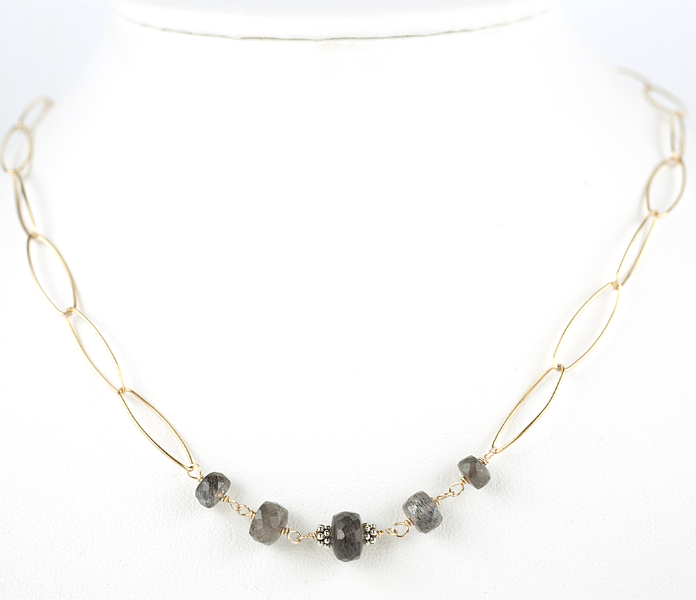 Midori Jewelry Hawaii - Wholesale Beaded/Pearl Necklace - black sands necklace2