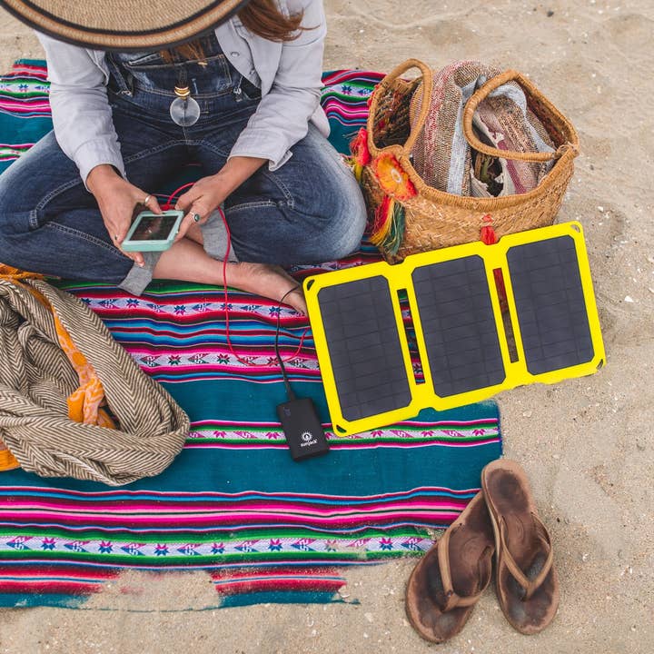 SunJack – Engroshandel Små/håndholdte apparater – SunJack 15W Bærbar Solar Panel oplader + 10k mAh Powerbank7