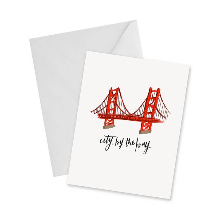 Golden Gate Bridge - Ville près de la baie pour la vente par doodles.ink.