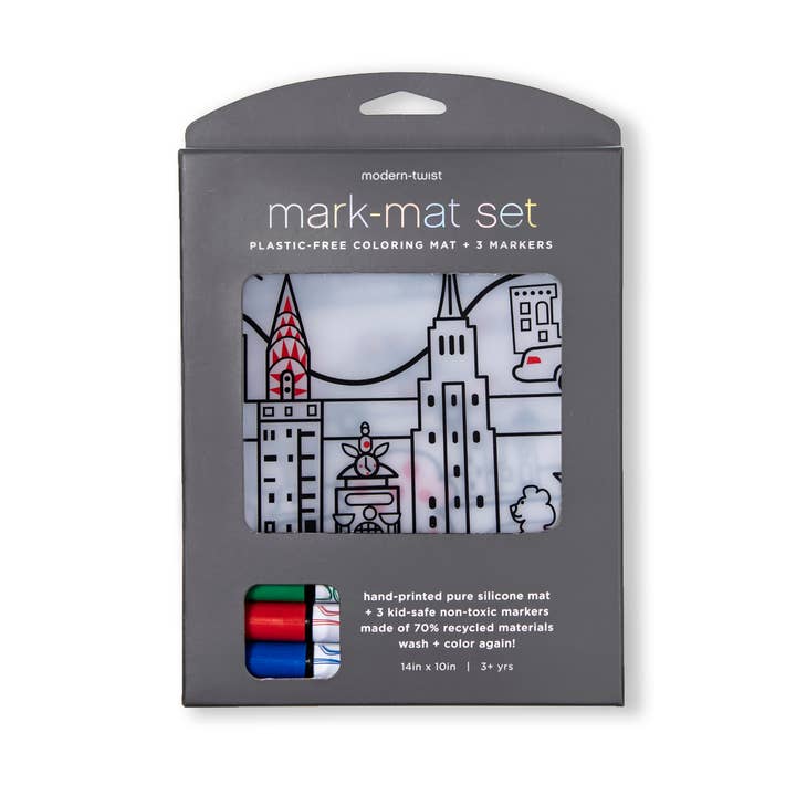 modern-twist - Wholesale Coloring Mat - Kids & Baby - Mark-Mat Set: New York City3