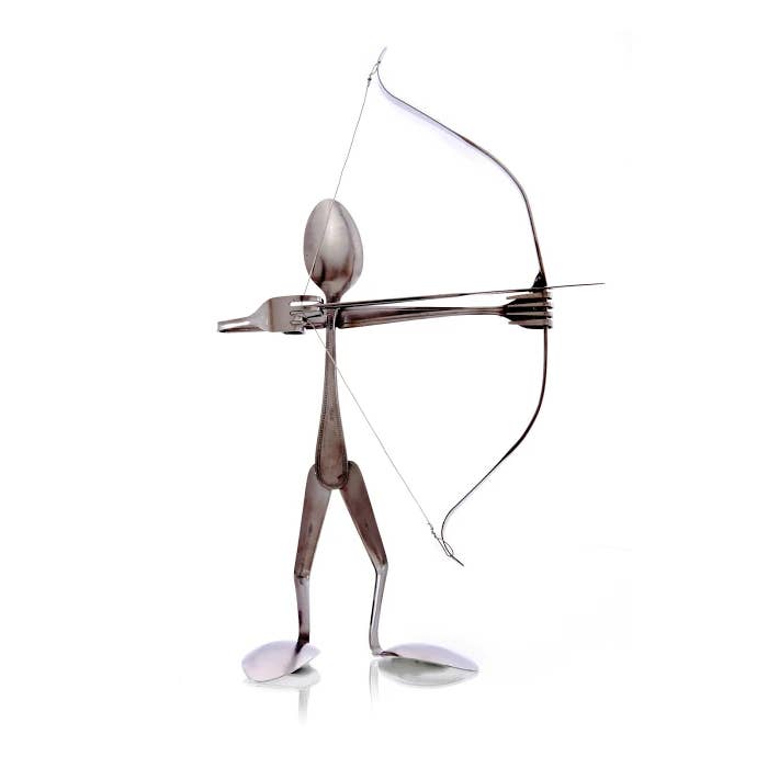 Bow Hunter-Spoon for wholesale by Forked up Art